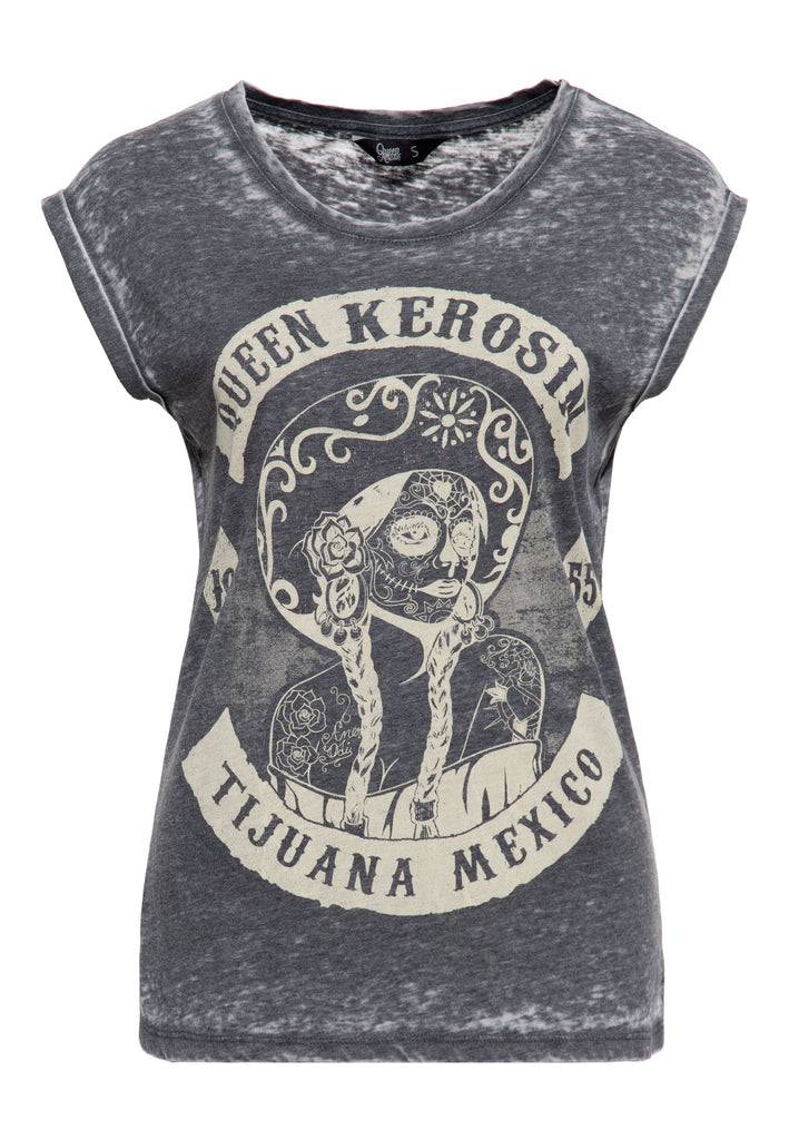 Queen Kerosin T-Shirt «Tijuana Mexico» Saisonschlussverkauf