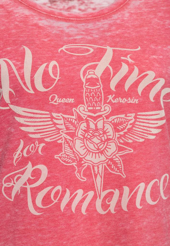 Queen Kerosin T-Shirt «No Time For Romance» Osterangebot