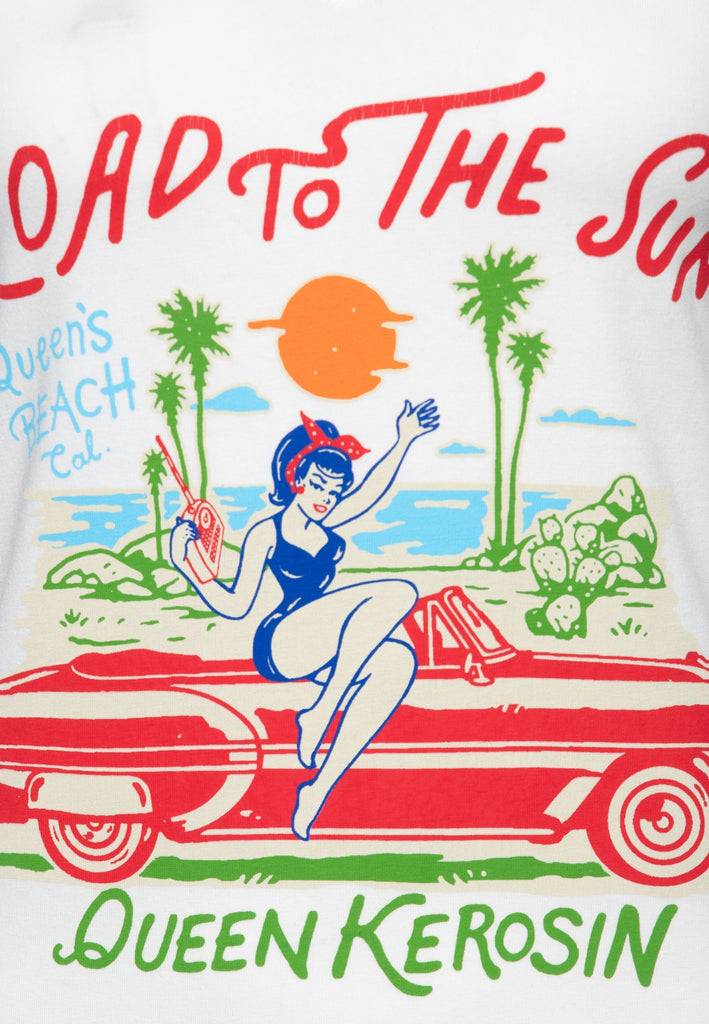Queen Kerosin T-Shirt «Road To The Sun» Valentinstagsangebot