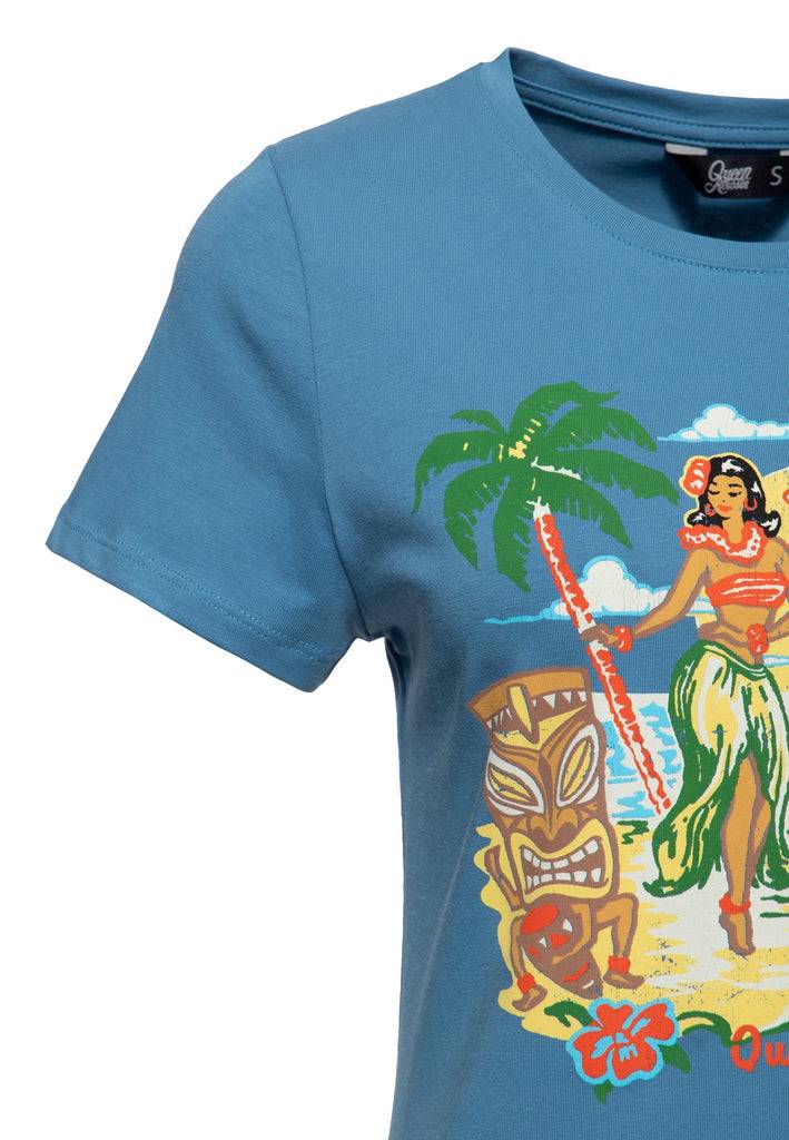Queen Kerosin T-Shirt «Tiki Lagoon» Online Outlet