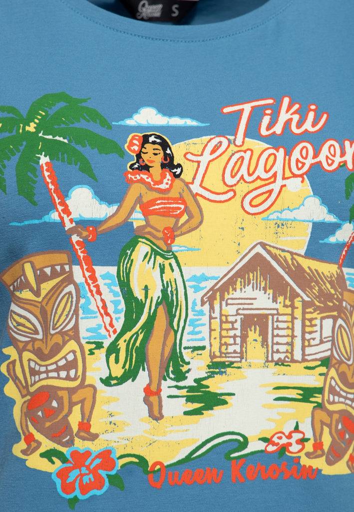 Queen Kerosin T-Shirt «Tiki Lagoon» Online Outlet