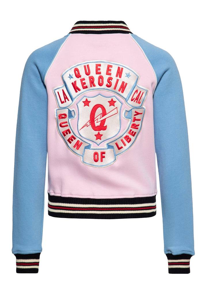Queen Kerosin Collegejacke «Queen of Liberty» Saisonale Angebote