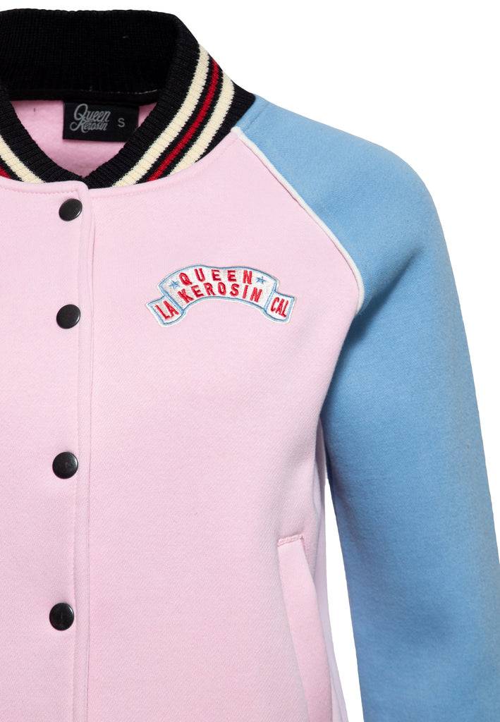 Queen Kerosin Collegejacke «Queen of Liberty» Saisonale Angebote