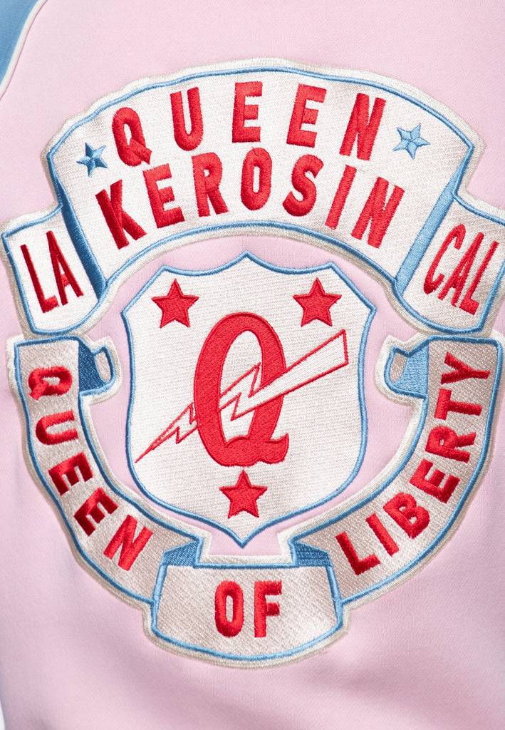 Queen Kerosin Collegejacke «Queen of Liberty» Saisonale Angebote
