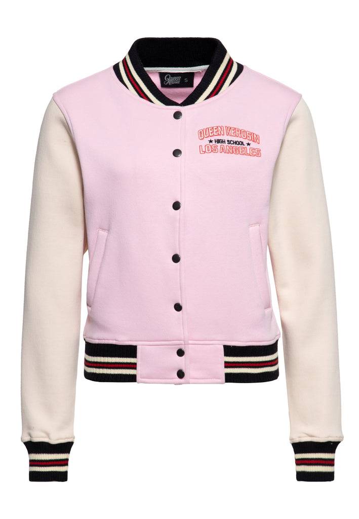 Queen Kerosin Collegejacke «Beep Beep» Räumungsverkauf