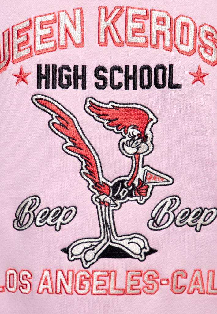 Queen Kerosin Collegejacke «Beep Beep» Räumungsverkauf