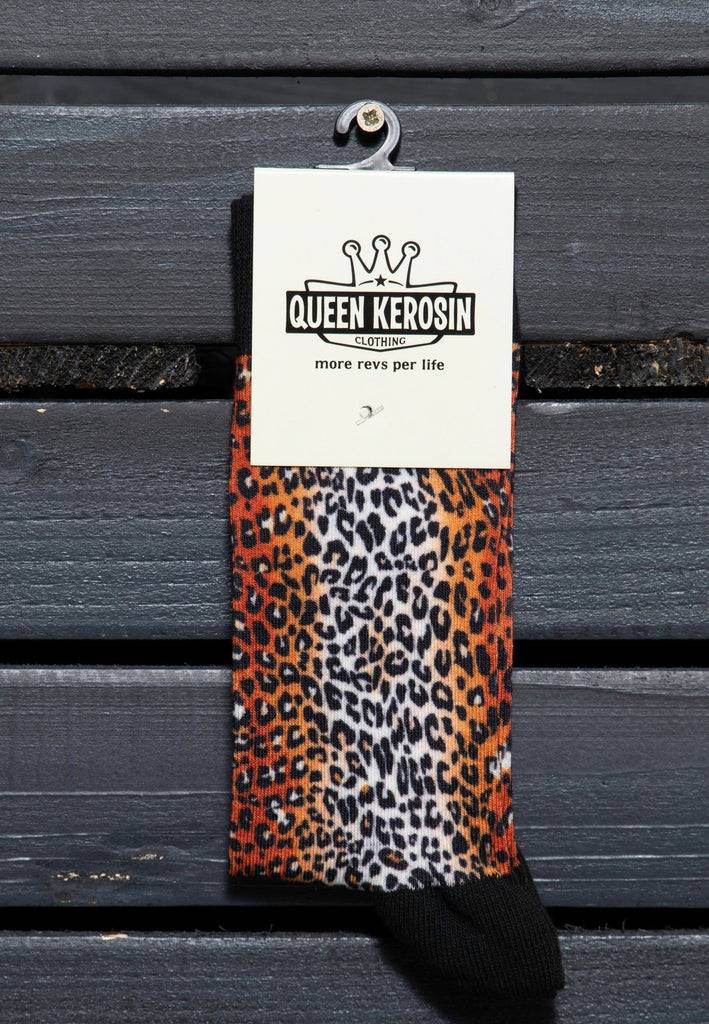 Queen Kerosin Socken «Wild Leo» VIP-Rabatte