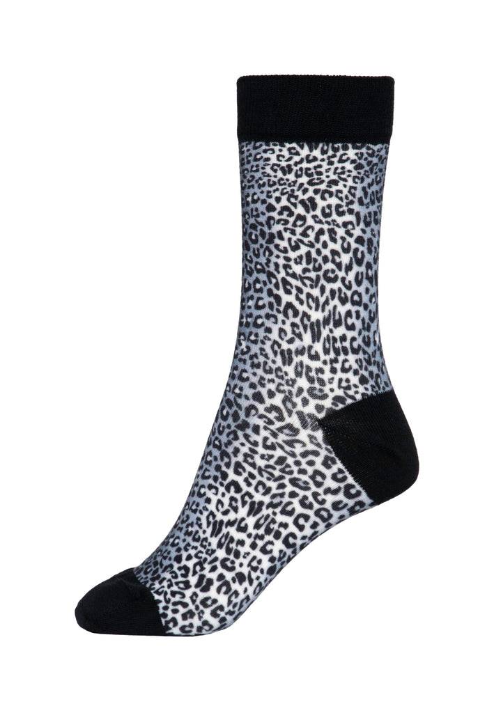 Queen Kerosin Socken «Snow Leopard» Super Sparpreis