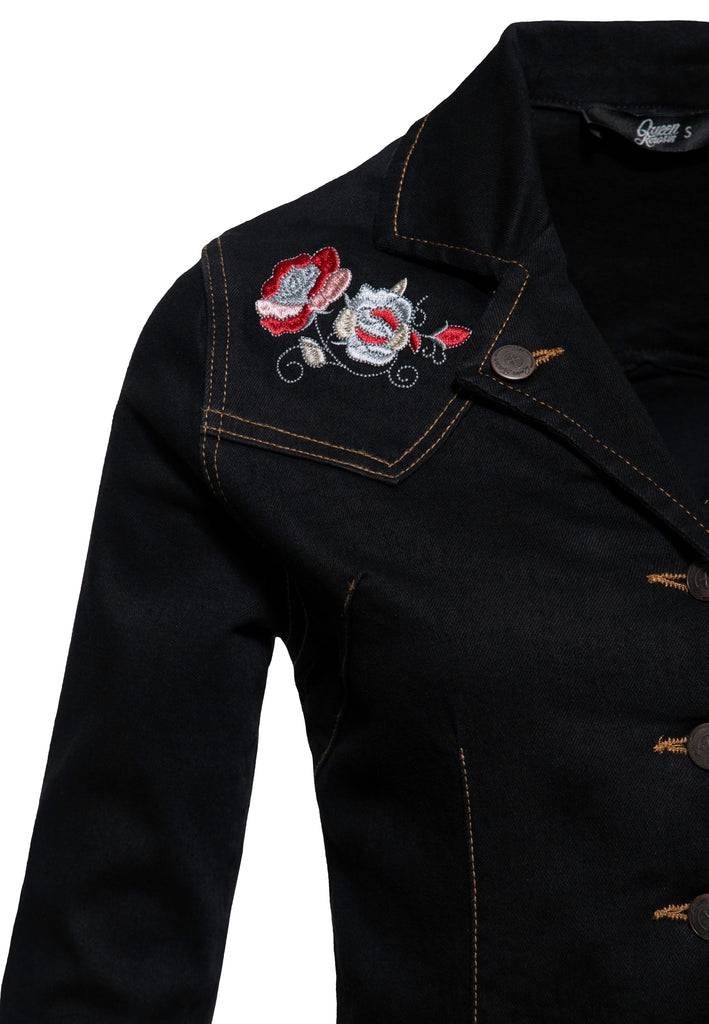 Queen Kerosin Denim Swing Kleid Neueste Stile