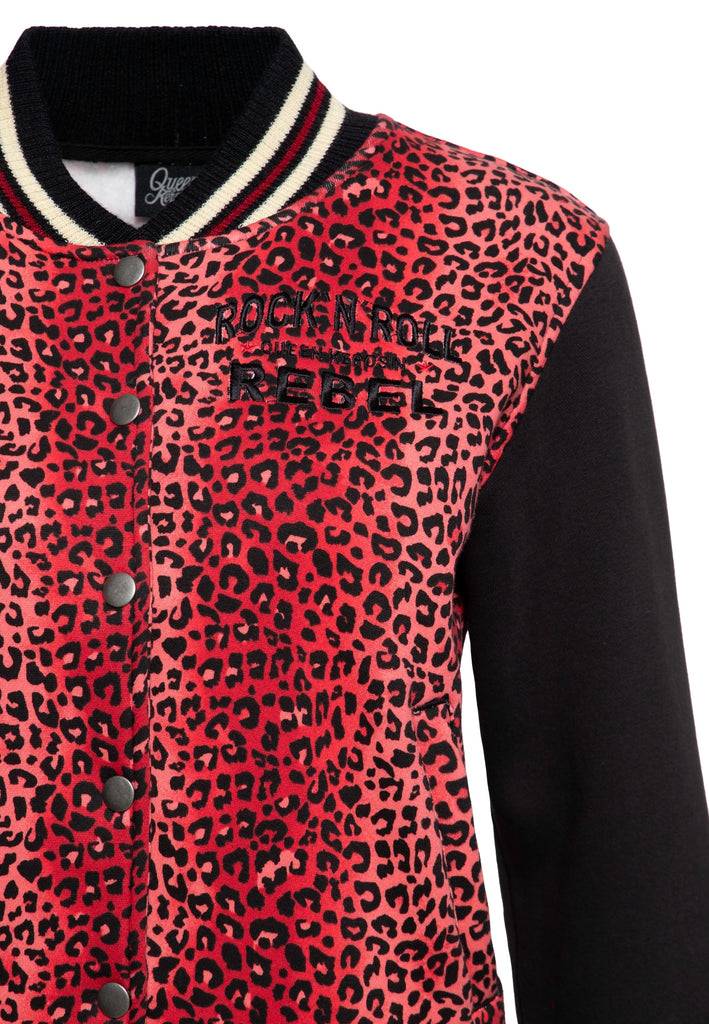 Queen Kerosin College Jacke «Rock 'n' Roll Rebel Queen» Letzte 2 Tage