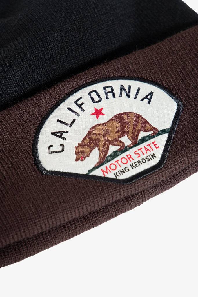 Queen Kerosin Strickmütze «California Motor State» Nur für heute