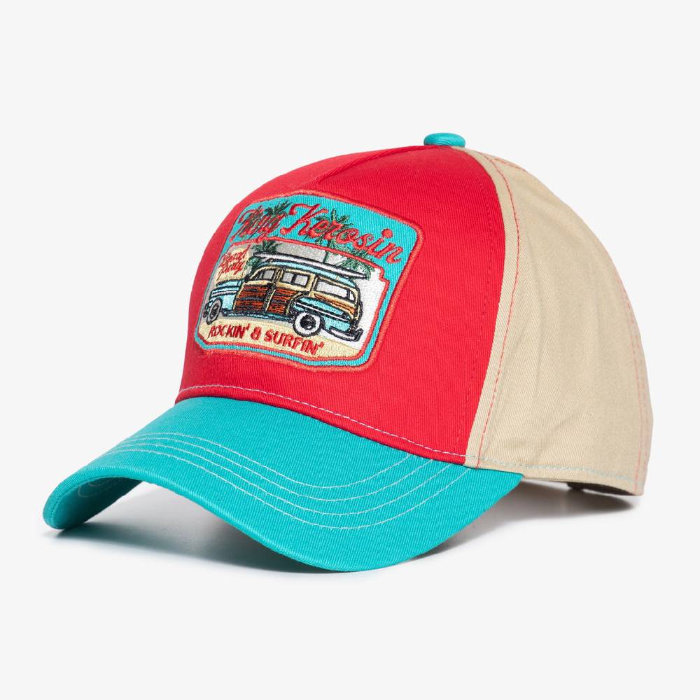 Queen Kerosin Baseball Cap «Rockin & Surfin» 50% Rabatt für begrenzte Zeit