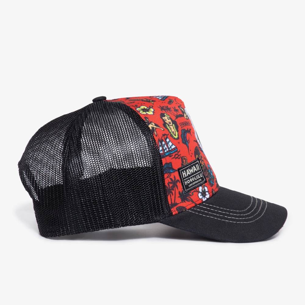 Queen Kerosin Trucker Cap «Hawaii Honolulu» 2025