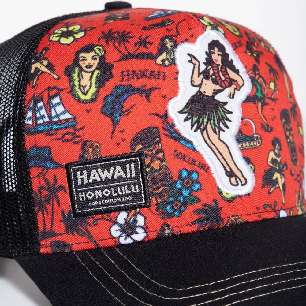 Queen Kerosin Trucker Cap «Hawaii Honolulu» 2025