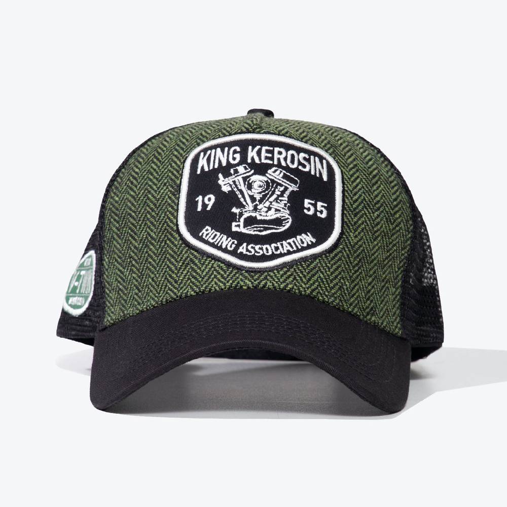 Queen Kerosin Trucker Cap «Riding Association» Fabrikverkauf