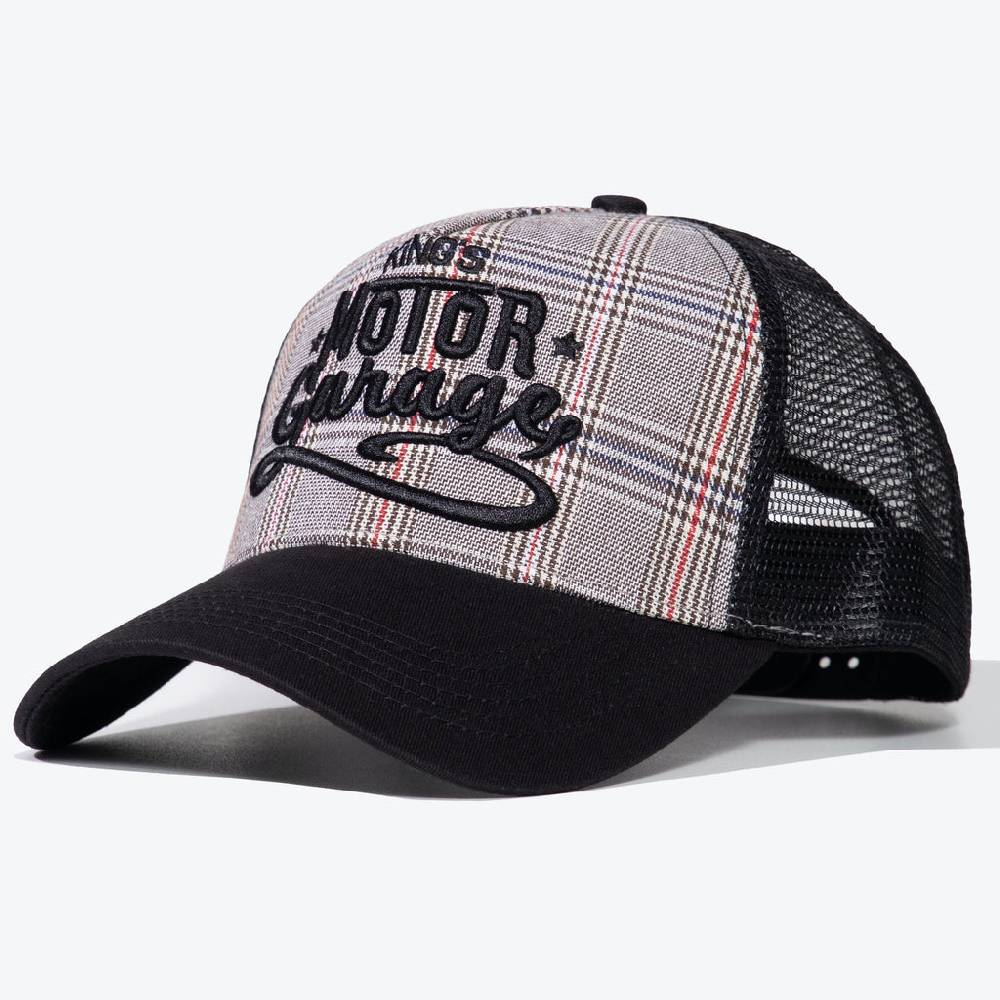 Queen Kerosin Trucker Cap «Motor Garage» Kostenloser Versand
