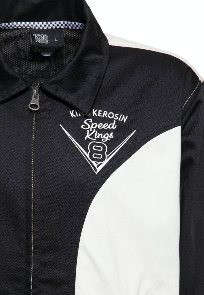 Queen Kerosin Gabardine Jacke «Speed King» Begrenztes Angebot