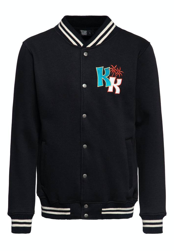 Queen Kerosin College Sweatjacke «Tiki Surfers» Preisnachlass