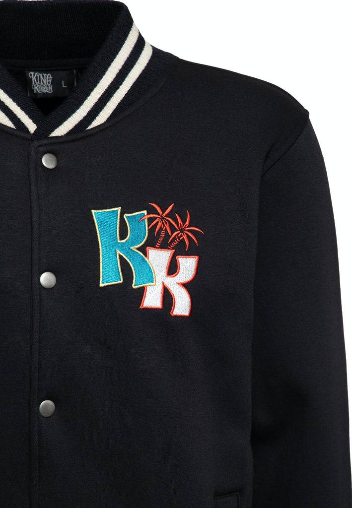 Queen Kerosin College Sweatjacke «Tiki Surfers» Preisnachlass