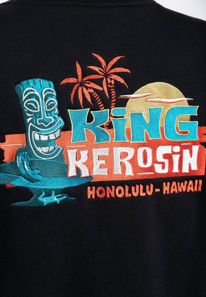 Queen Kerosin College Sweatjacke «Tiki Surfers» Preisnachlass
