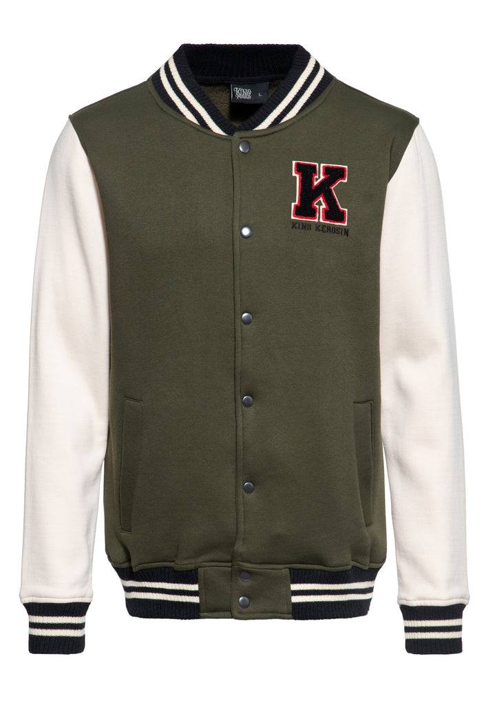 Queen Kerosin College Sweatjacke «KK» Saisonschlussverkauf