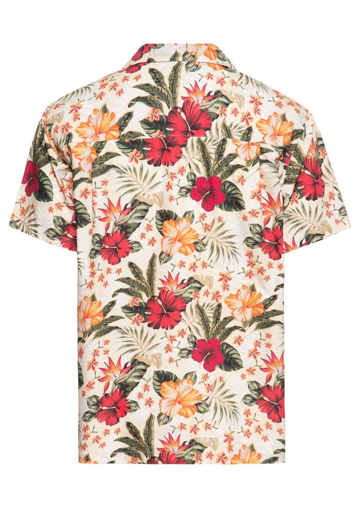 Queen Kerosin Hawaiihemd aus Bio-Baumwolle Blitzangebot