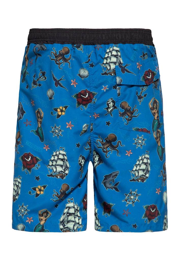 Queen Kerosin Badeshorts «Sailor» Wochenangebot