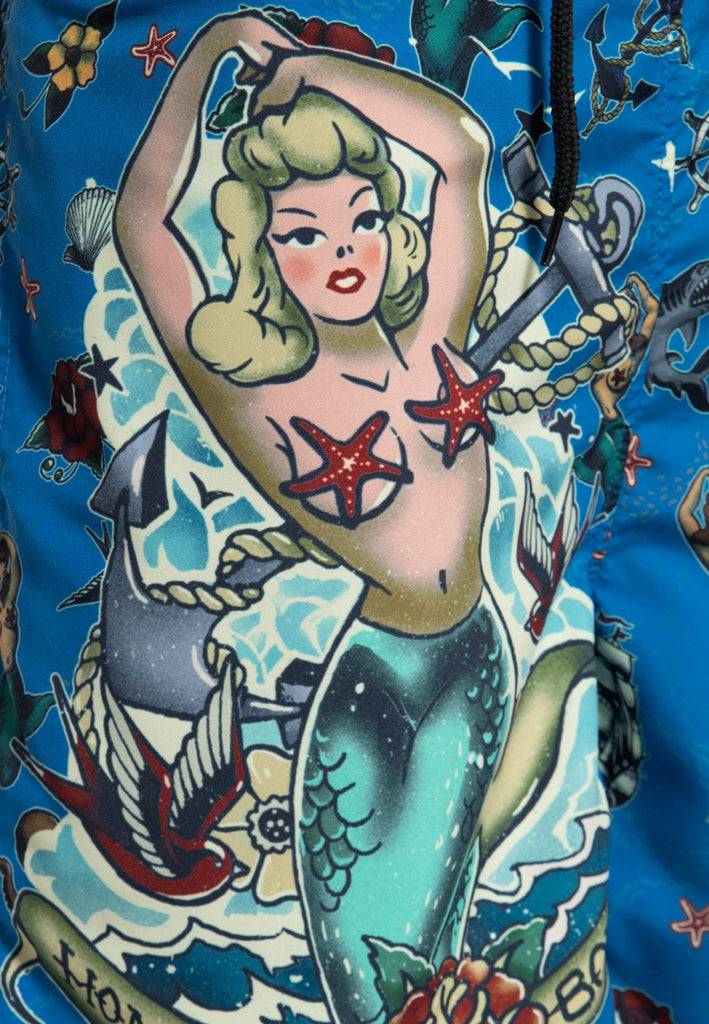 Queen Kerosin Badeshorts «Sailor» Wochenangebot