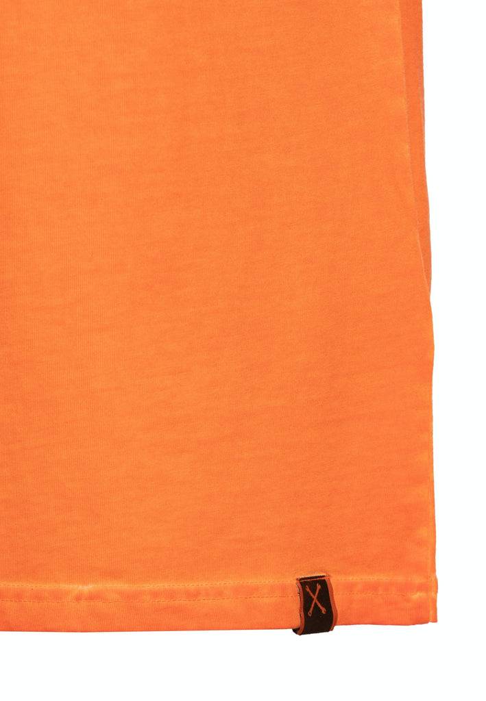 Queen Kerosin Oil Washed T-Shirt «Sacred Wheel» Letzte 2 Tage