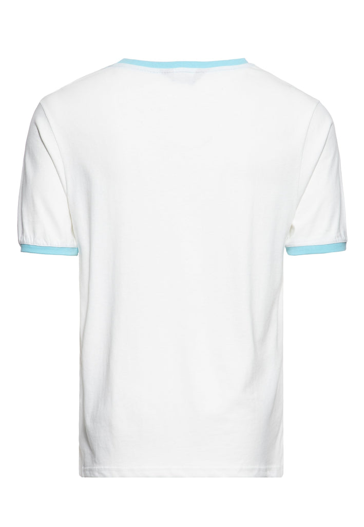 Queen Kerosin Contrast T-Shirt «Tiki Surfers» Bis zu 65% Rabatt