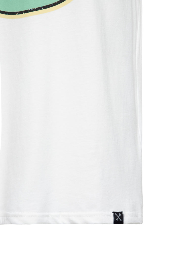 Queen Kerosin Contrast T-Shirt «Airforce 42» Nur für heute