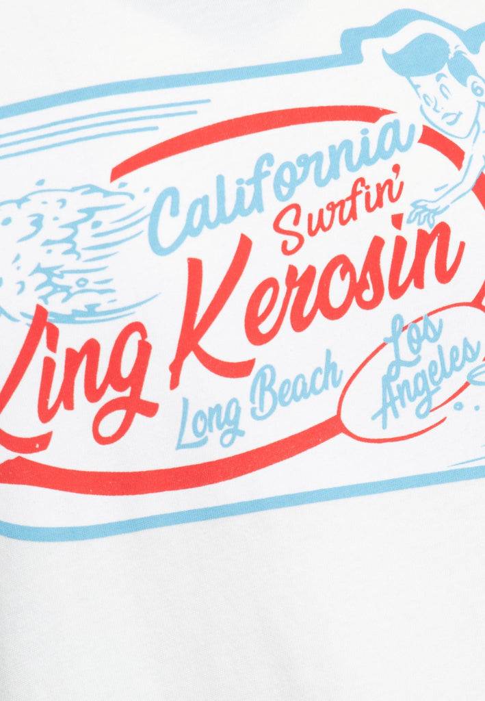 Queen Kerosin Print T-Shirt «California Surfin» Fabrikladen