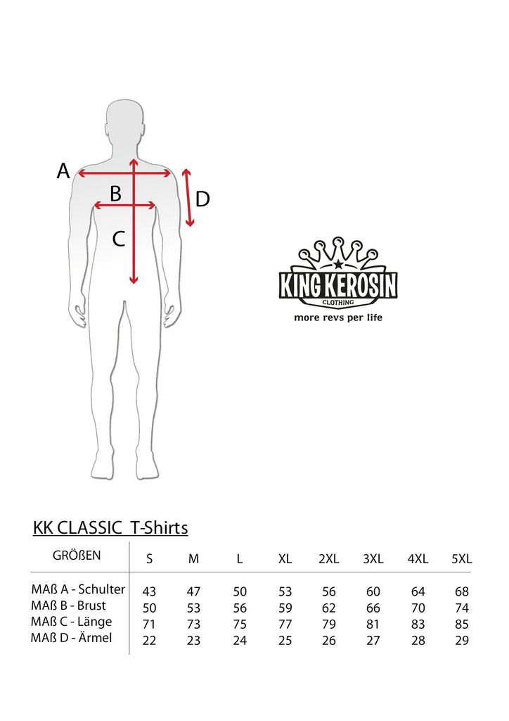 Queen Kerosin Classic T-Shirt «California Hotties» Begrenzt auf 3 Tage