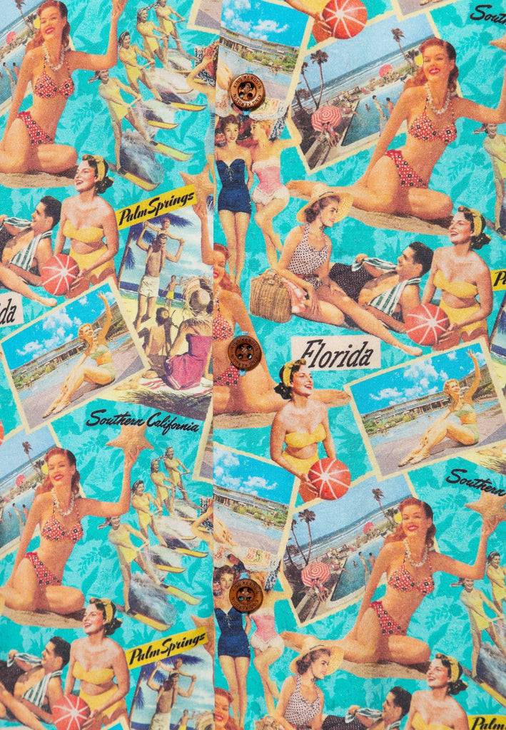 Queen Kerosin Hawaiihemd «50's Vacation» zollfrei