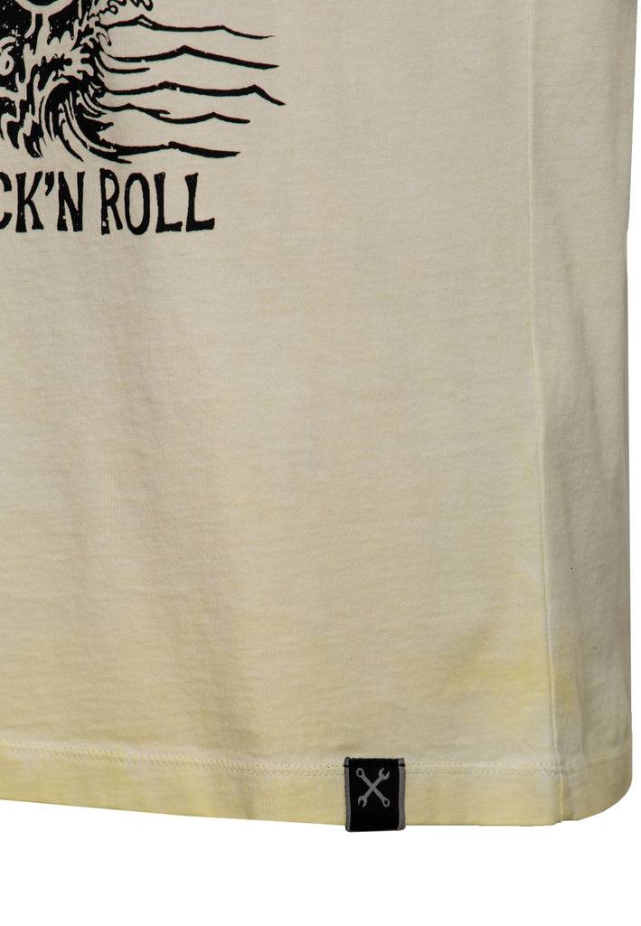 Queen Kerosin Oil Wash T-Shirt «Bikers Island» 2025