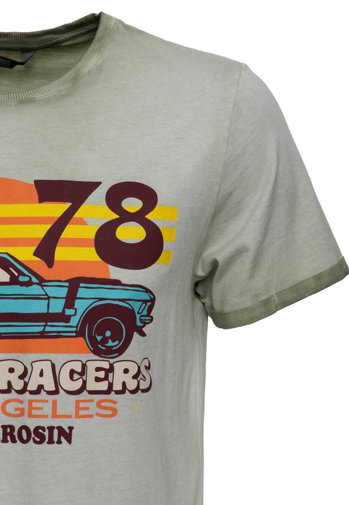 Queen Kerosin Oil Wash T-Shirt «Street Racers L.A.» Online