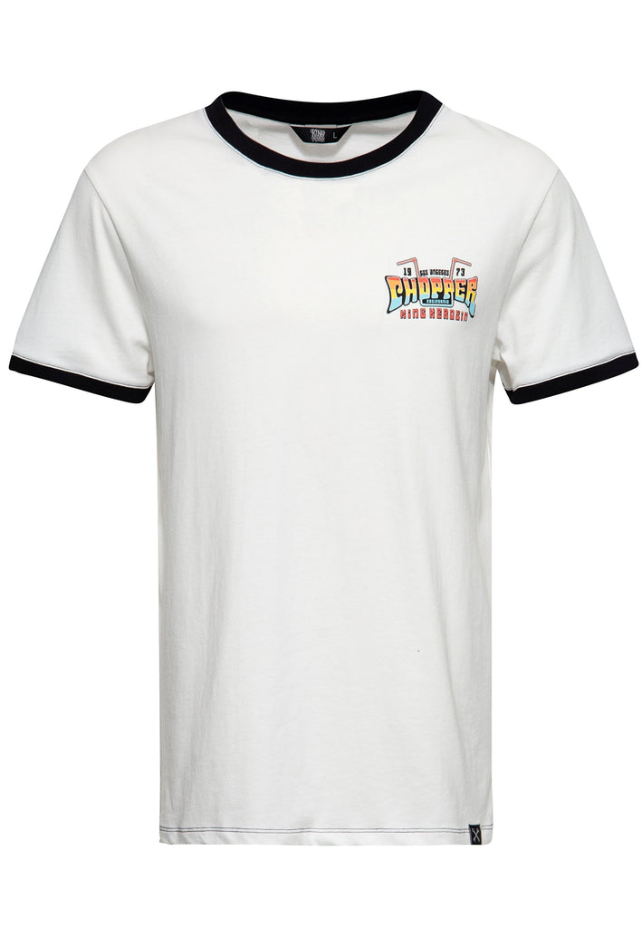 Queen Kerosin Contrast T-Shirt «Chopper» Angebote
