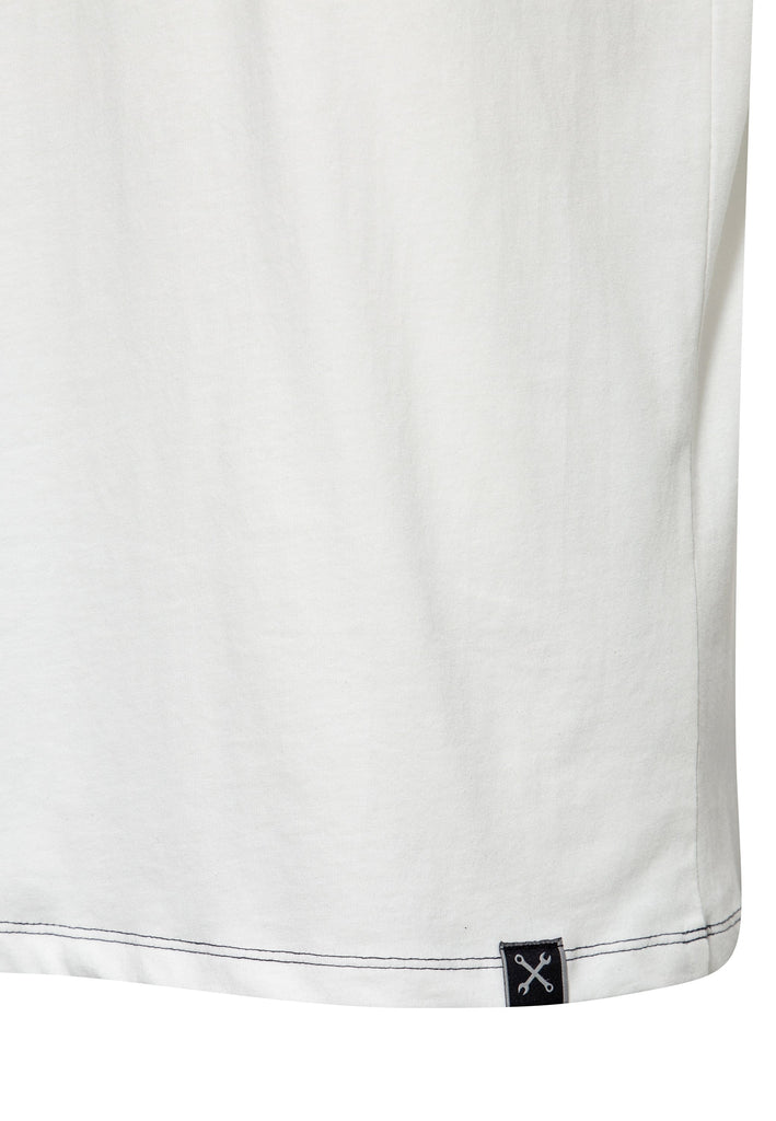 Queen Kerosin Contrast T-Shirt «Chopper» Angebote