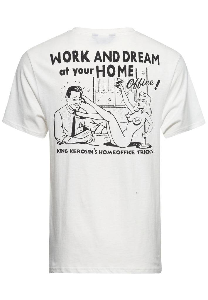 Queen Kerosin Classic T-Shirt «Homeoffice» Fabrikverkauf