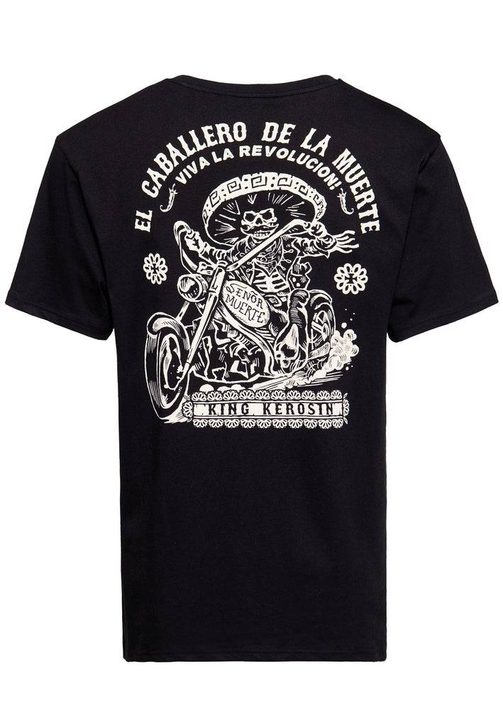 Queen Kerosin Classic T-Shirt «El Caballero» Meist gekauft