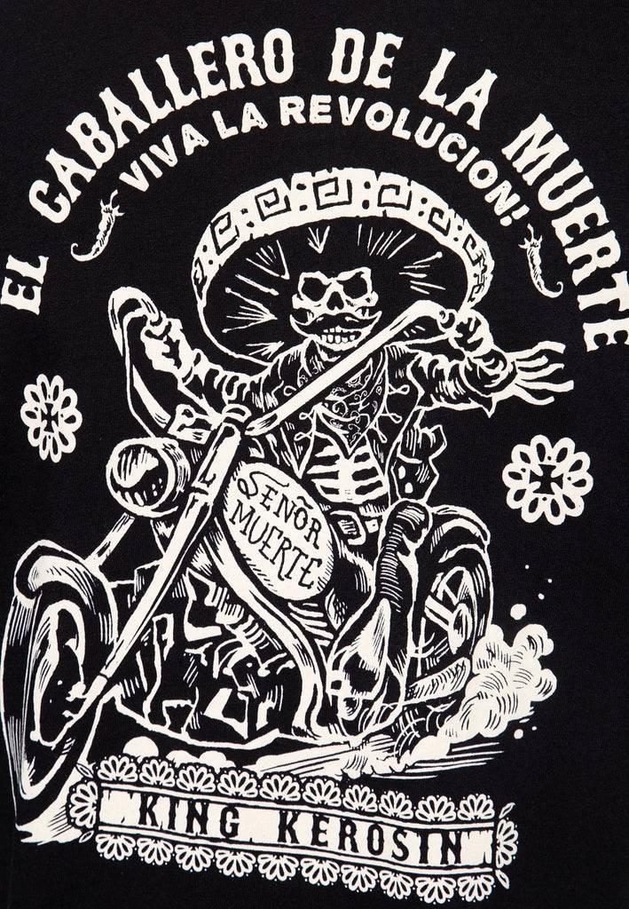 Queen Kerosin Classic T-Shirt «El Caballero» Meist gekauft