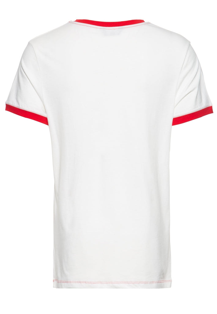 Queen Kerosin Kontrast T-Shirt «Custom 73» Blitzverkäufe