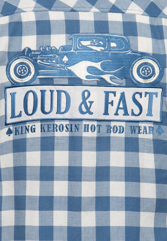 Queen Kerosin Kurzarm-Hemd «Loud & Fast» Weihnachtsangebot