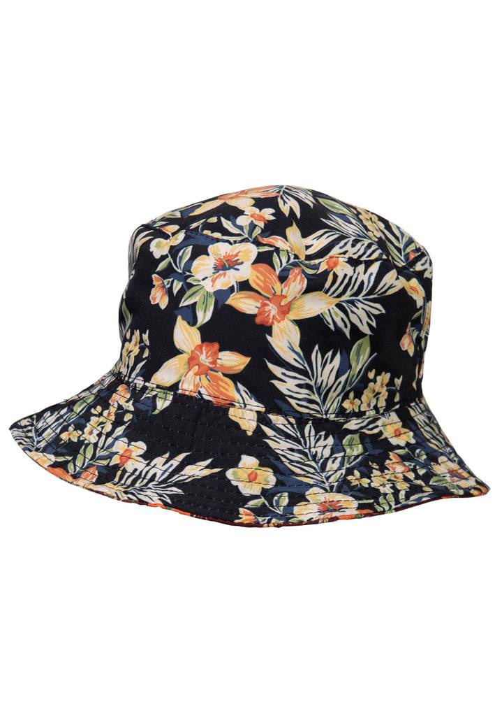 Queen Kerosin Bucket Hat «Hibiscus» Kauf eins, bekomm eins gratis