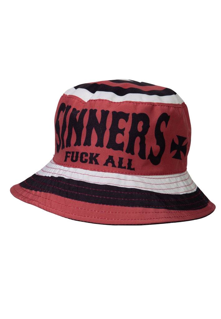 Queen Kerosin Bucket Hat «Red Baron» Tägliche Deals