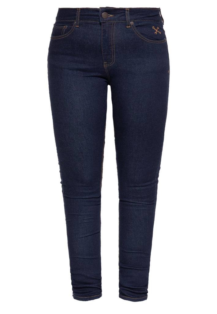 Queen Kerosin High Waist Slim Fit Jeans im 5-Pocket-Design «Betty» Riesige Ersparnisse