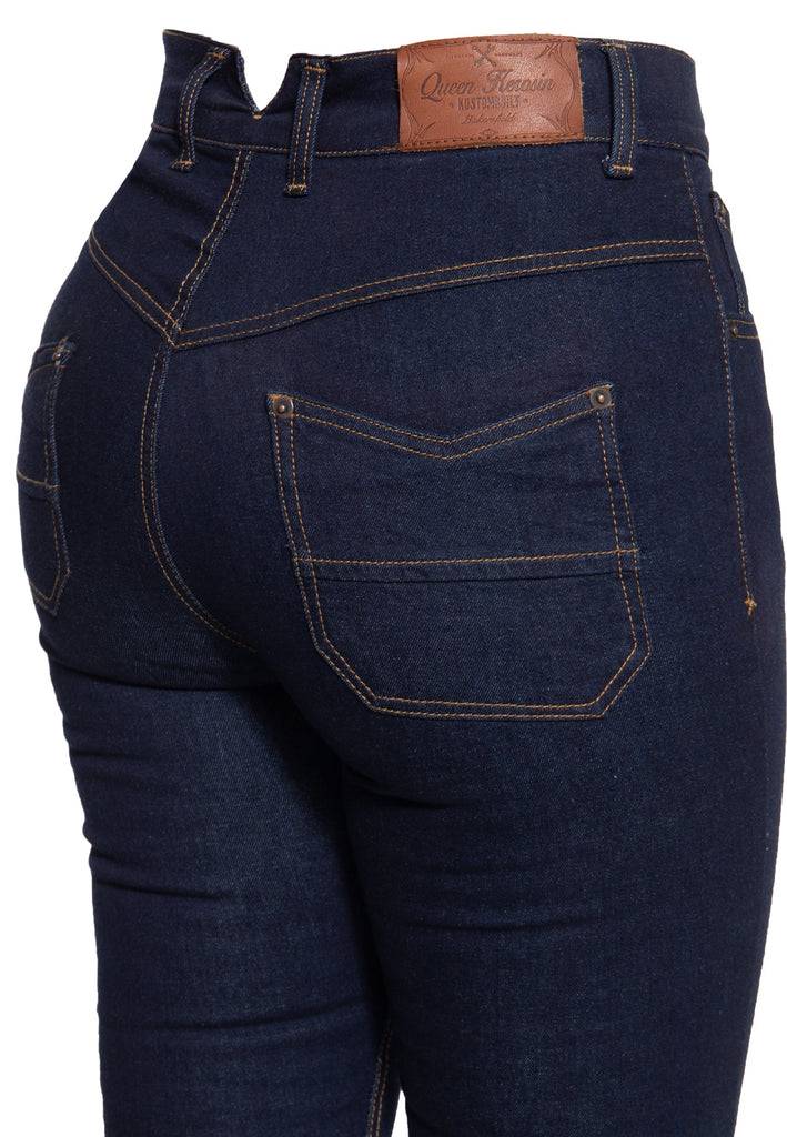 Queen Kerosin High Waist Slim Fit Jeans im 5-Pocket-Design «Betty» Riesige Ersparnisse