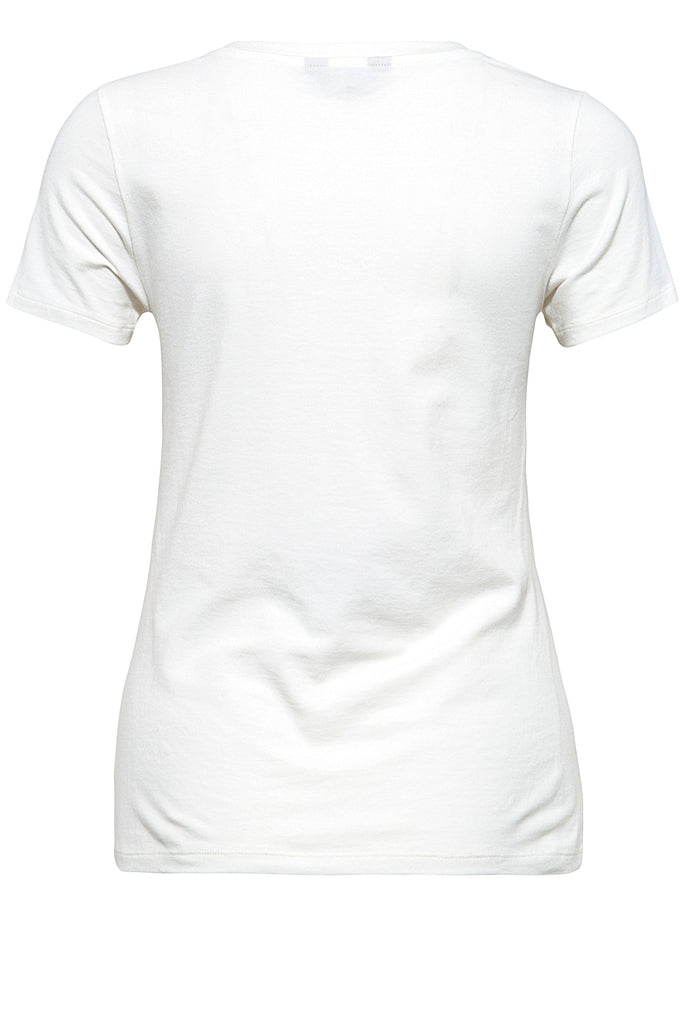 Queen Kerosin T-Shirt mit Frontprint und V-Ausschnitt «Oowwwoooo» VIP-Rabatte