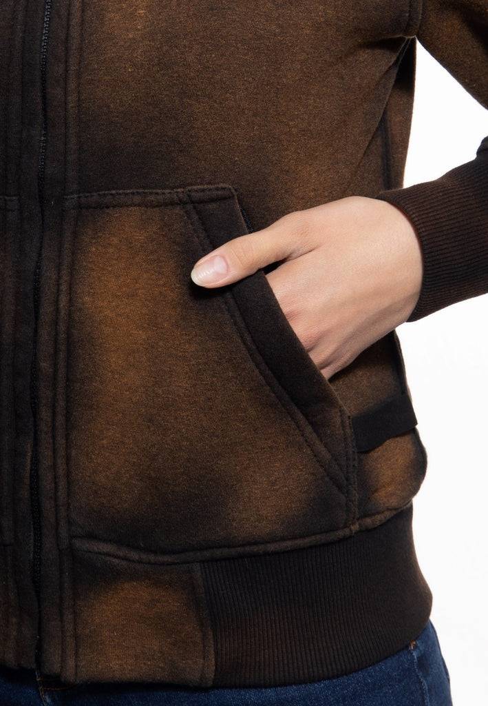 Queen Kerosin Sweatjacke mit Kapuze «Wild Ones» Bis zu 50% Rabatt