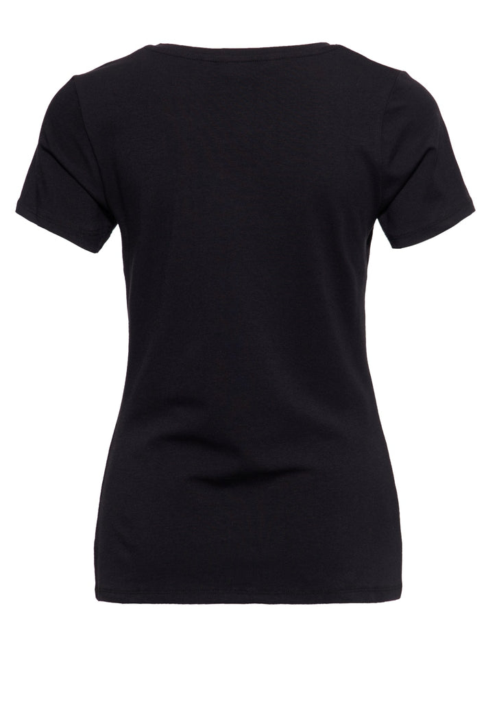 Queen Kerosin Print T-Shirt im Slim Fit «Girl Gang» Kostenloser Versand international